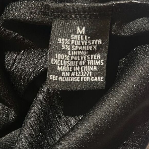 *New* Harper & Ivy Newspaper Graphic Short Sleeve Mesh Baby Tee Ladies Sz Medium - Picture 7 of 11